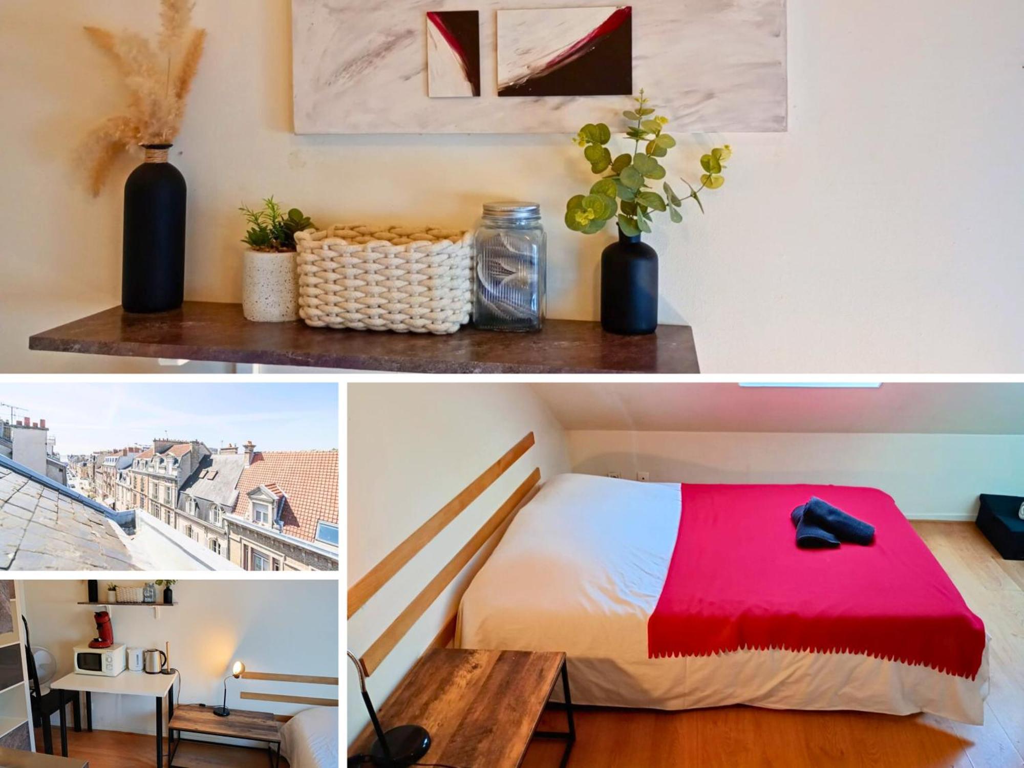 Colbert 541 Hypercentre - Ideal Couple & Pro - Wifi Debit - Gare, Cathedrale, Commerces, Restaurants & Transports En Commun A Moins De 10 Minutes A Pied *